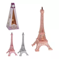 Estatua Torre Eiffel Decorativa Metalica 18cm