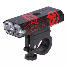 Luz Led Usb 600 Lm Negro C/rojo / Mtbikecl