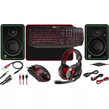 Teclado Y Mouse Ritzgear Kit De Accesorios Para Juegos Fr32w