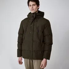 Campera Puffer Inflada Hombre Impermeable Argon