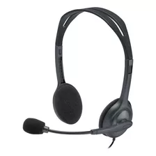 Audifono Con Microfono Tipo Diadema Logitech H111 Silver