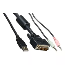 Connectpro Sdu-06a Dvi-i/usb/audio 3-en-1 Premium Cable Kvm