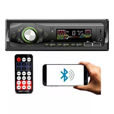 Mp3 Player Som Carro Usb Aux Cartão Sd Rádio Fm Bluetooth