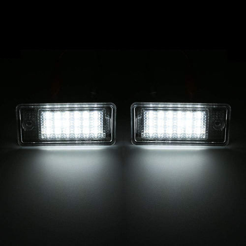 2pcs Luces De Matrcula Led Lmpara De Matrcula Para Audi Foto 3