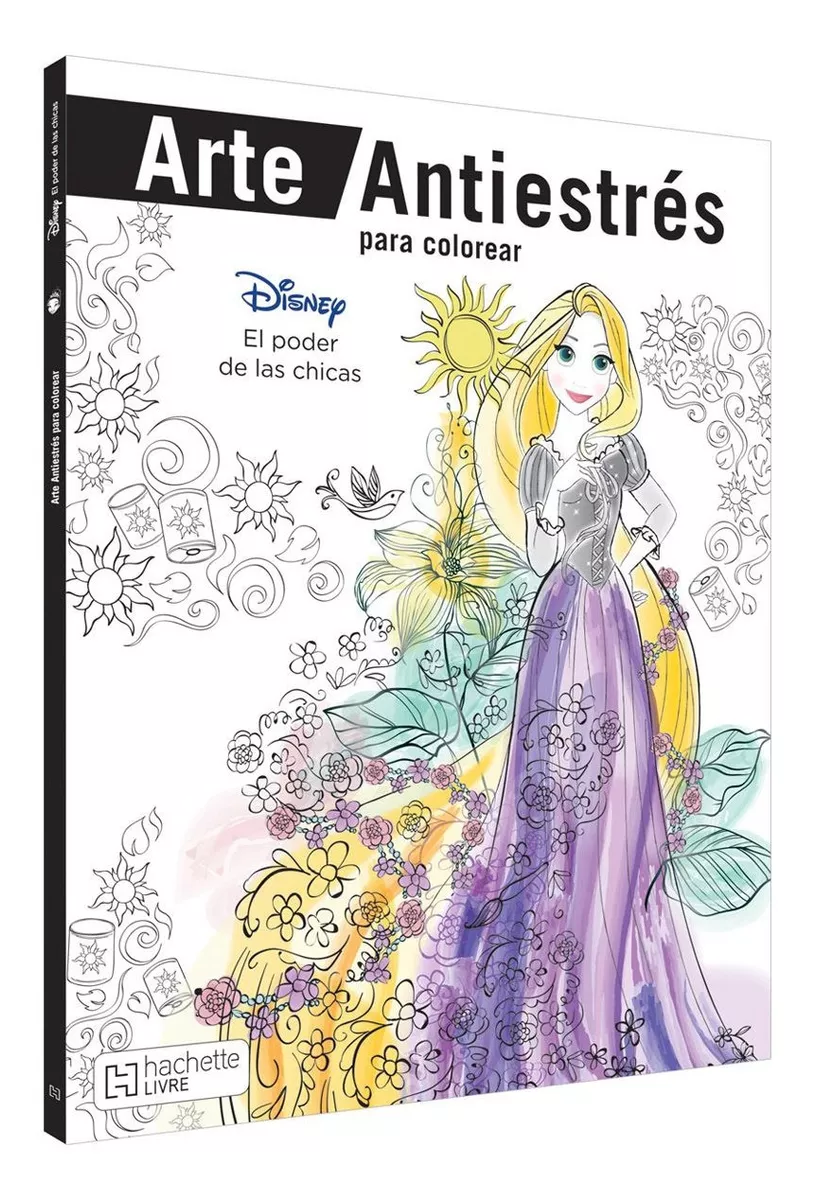 Libro Mandalas Arte Anti Estres Disney® Poder De Las Chicas