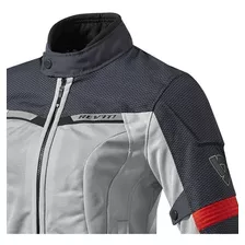 Campera Moto Revit Airwave 2 Ladies Mujer Plata Bamp Group