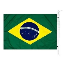 Bandeira Brasil Para Barcos Lancha Antena Mastro 35 X 21,5