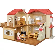 Conjunto Calico Critters Red Roof Casa De Campo Msi