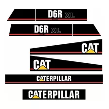 Kit Decalque Adesivo Para Caterpillar D6r Xl Série 2