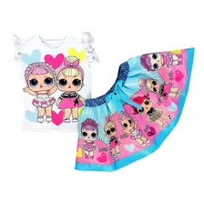 Conjunto De Falda/tutu Para Niña De La Muñeca Lol - Rj