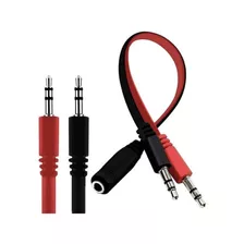 Conector Adaptador Divisor De 3.5mm Audifonos Y Micrófono