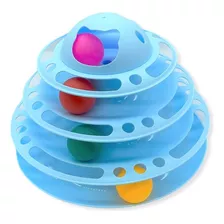 Brinquedo Interativo P/ Gatos Torre De Bolinhas 4 Niveis 