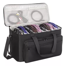 Bubm Large Travel Gig Band Cable File Bag Cord Organizer Cas