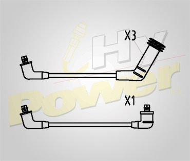 Jgo Cables Bujia Epdm Subaru Justy 1.2l 3cil 1987 Foto 2