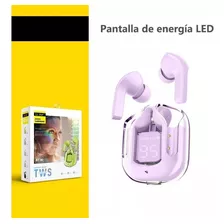 Fones De Ouvido Com Controle De Toque E Display Led Digital