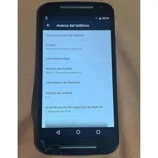 Moto G Segunda Generación Motorola Celular Azul Display Roto