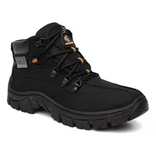 Bota Masculina Adventure Coturno Trabalho Top + Cinto Jdk502