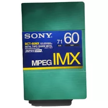 Kit Com 10 Fitas Mpeg Imx Sony 60 Min Bct-60mx - Novas