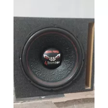 Woofer Bicho Papao 15' Doble Bobina 600rms Con Caja Litrada