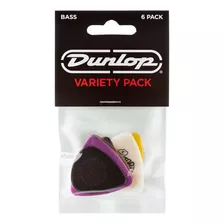 Puas Para Bajo Dunlop Pack X 6 Bass Pick Variety Pvp117