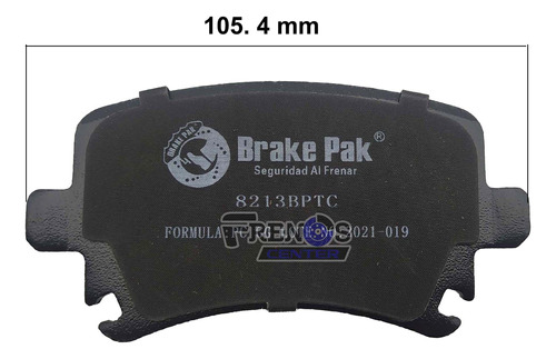 Pastilla Freno Del Brake Pak Para Citroen C4 Sx Foto 6