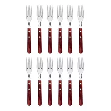 Tenedor Jumbo 21cm Polywood Tramontina Set 12 Cubiertos