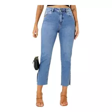 Calça Jeans Cropped Lari Cigarrete Barraup Feminina Revanche