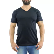 Promoçao Gola V Malha Camiseta Tamanho Normal E Plus Size