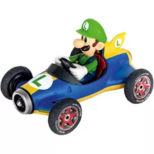 Mario Kart Carrera Rc - Luigi En Auto Mach 8 Color Azul