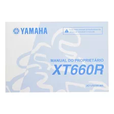 Manual Do Proprietário Xt660r 17-18 Original Yamaha