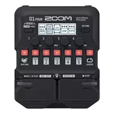 Zoom G1 Four Pedal De Procesador Multiefectos Para Guitarra,