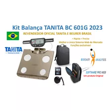 Balança De Bioimpedância Tanita Bc601 + Bolsa + Fita 