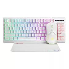 Combo Marvo Gaming 3 En 1 En Español Cm310sp Blanco