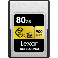 Cartão Cfexpress Lexar 80gb Type A Card Gold 900 Mb/s
