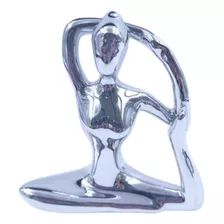 Estatueta De Resina Mulher Pose Yoga