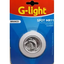 G-light Spot Redondo De Embutir Br Direcionável Alum Mr11