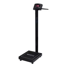 Balança Para Academia Adulto Com Régua 200kg 50 W200a Welmy Cor Preto Bivolt