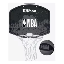 Tablero Basketball Puerta Wilson Mini 28,5x24 Cm Negro /bamo