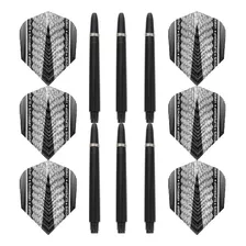 6 Flights Supergrip Std + 6 Shafts Médio Dardo Profissional