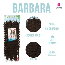 Cabelo Bio Organico Cacheado - Barbara 80 Cm -crochet Braids Cor Chocolate Cor 8