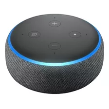 Amazon Echo Dot 3rd Gen Con Asistente Virtual Alexa Carbón 110v/240v