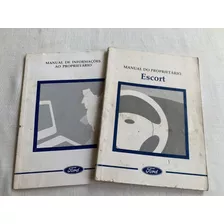 Manual Proprietário Ford Escort Europeu Editado 10/97 Raro