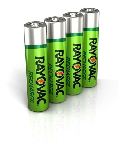 Pila Aaa Rayovac Recharge Cilíndrica - Pack De 4 Unidades