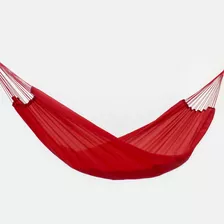 Rede De Dormir Descanso Nylon Camping Vermelho Apaixonado