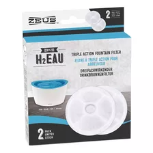 Zeus H2eau - Filtro De Fuente De Agua De Repuesto, Paquete D