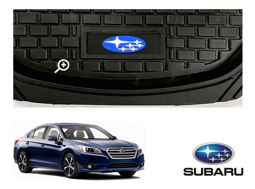 Tapetes 4pz Charola 3d Logo Subaru Legacy 2012 A 2019 2020 Foto 4