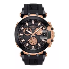 Reloj Tissot T-race De Hombre Oro Rosa/negro T115.417.37.051