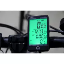 Velocímetro Odômetro Para Bicicleta Sem Fio Luz Noturna