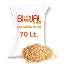 Cascarilla Arroz, Sustrato Orgánico, 70 Lt.