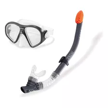 Careta Snorkel Kit Buceo Resistente Ajustable Original Intex